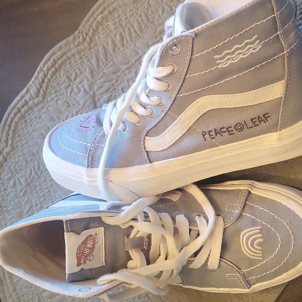 Vans Peace & Leaf H T GRN. Sneakers Wo's 6.5